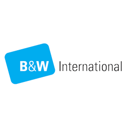 B und W international Logo